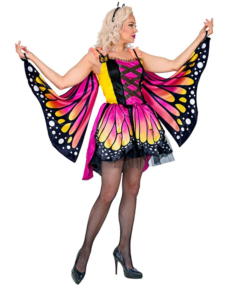 Pink Butterfly Womens Costume - Image 3