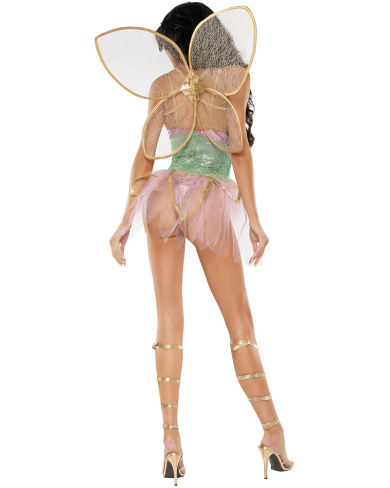 Pink Fairy Deluxe Womens Costume - Image 2