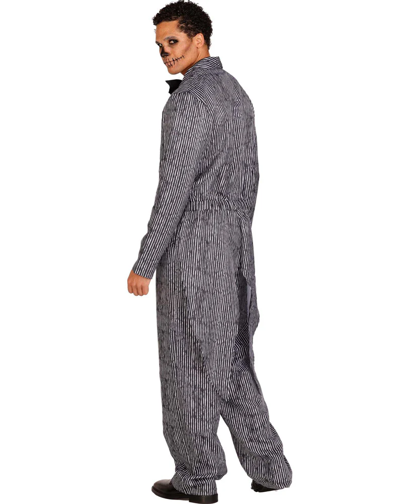Pinstriped Nightmare Skeleton Mens Costume - Image 2