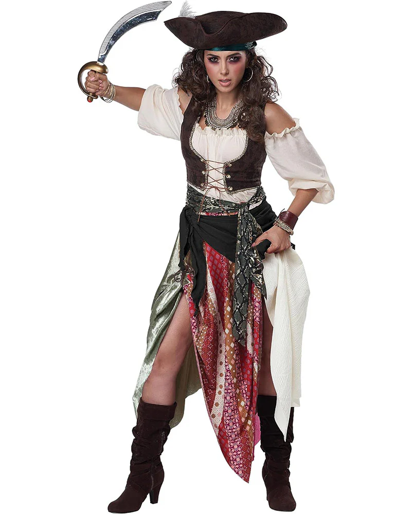 Pirate Gypsy Womens Costume - Image 4