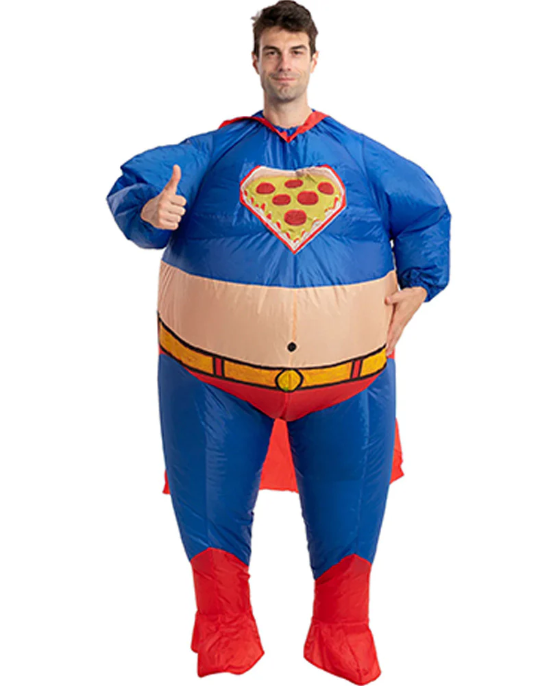 Pizza Hero Inflatable Adult Costume - Image 4