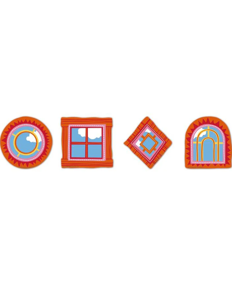 Play School Window Cutouts Pack of 4