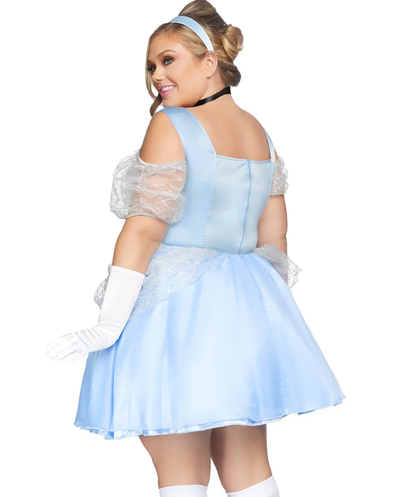 Glass Slipper Sweetie Womens Plus Size Costume - Image 2