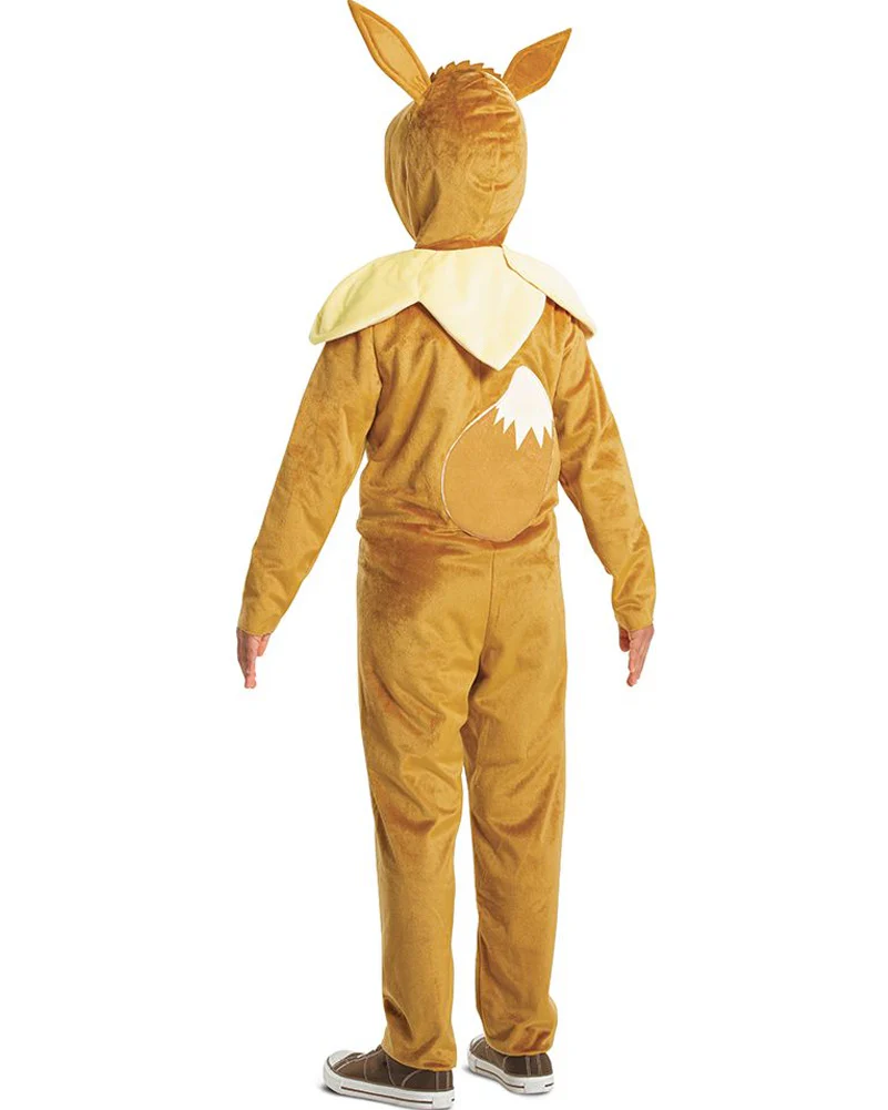 Pokemon Eevee Hooded Classic Jumpsuit Kids Costume - Image 4
