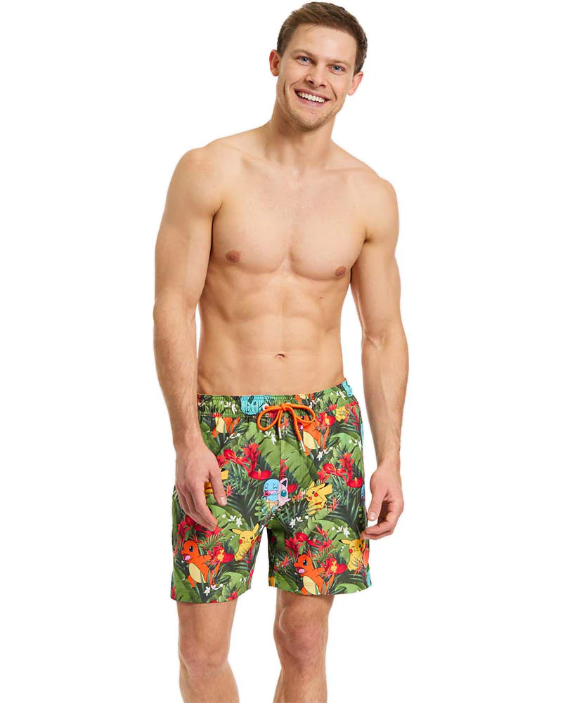 Pokemon Tropical Forest Opposuit Mens Swim Shorts - Image 10