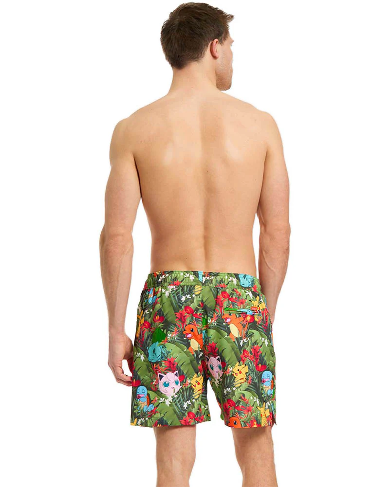 Pokemon Tropical Forest Opposuit Mens Swim Shorts - Image 2