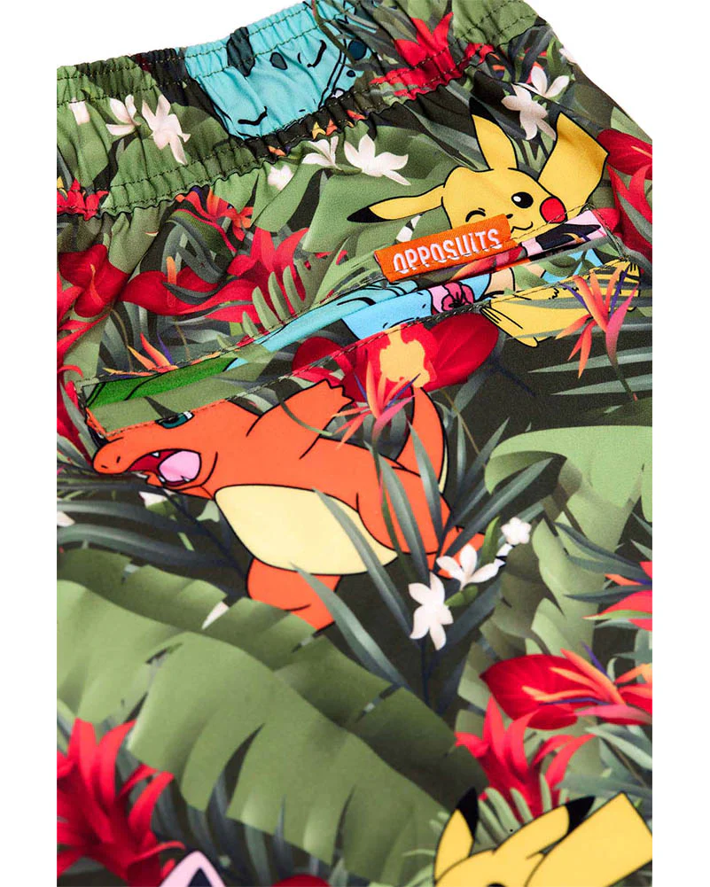 Pokemon Tropical Forest Opposuit Mens Swim Shorts - Image 5