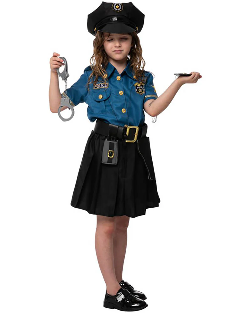 Police Complete Girls Costume - Image 5