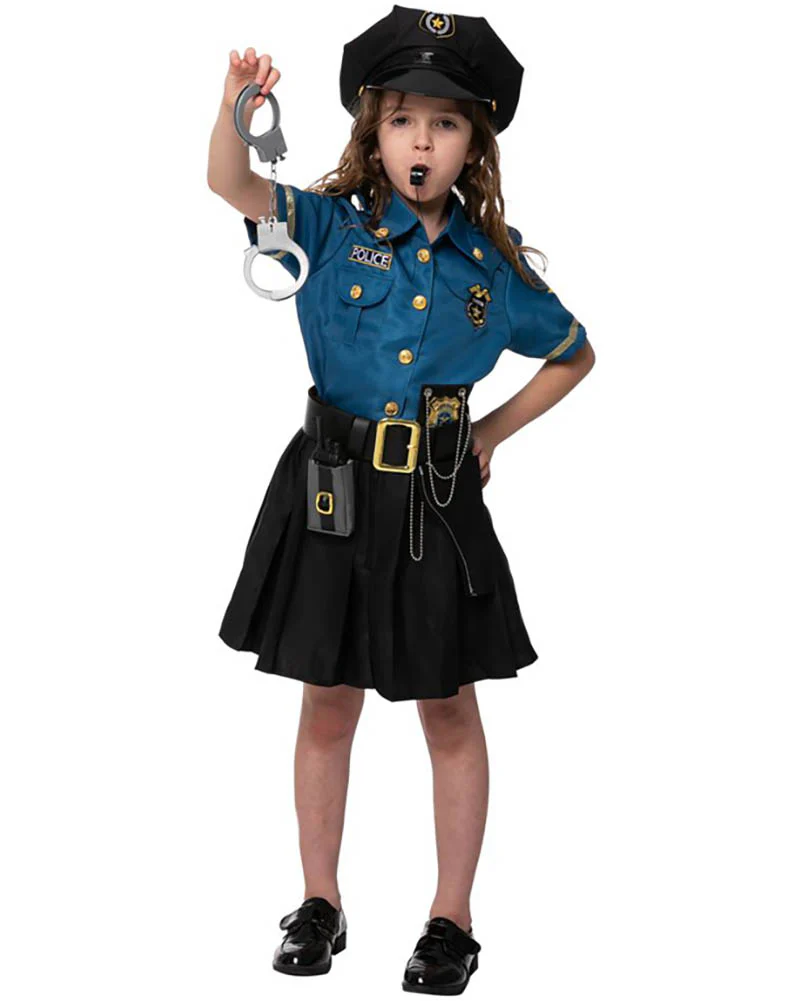 Police Complete Girls Costume - Image 6