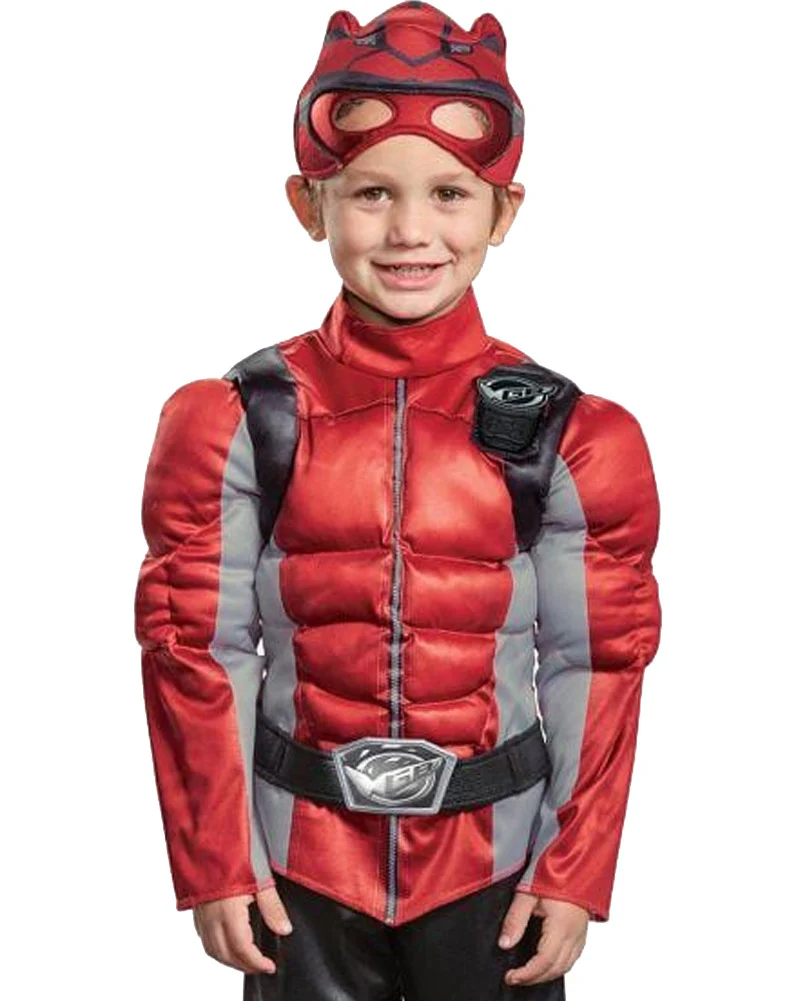 Power Rangers Red Ranger Beast Morpher Classic Muscle Toddler Costume - Image 3