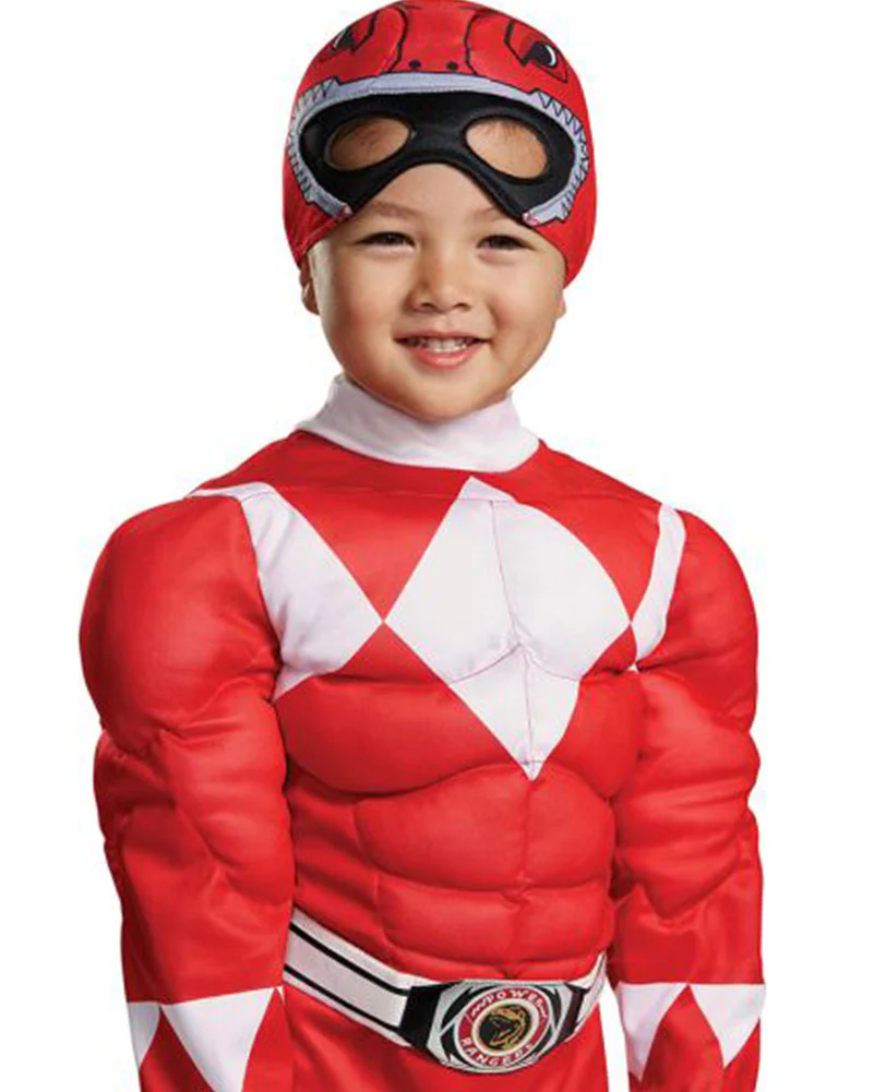Power Rangers Red Ranger Muscle Toddler Costume - Image 3