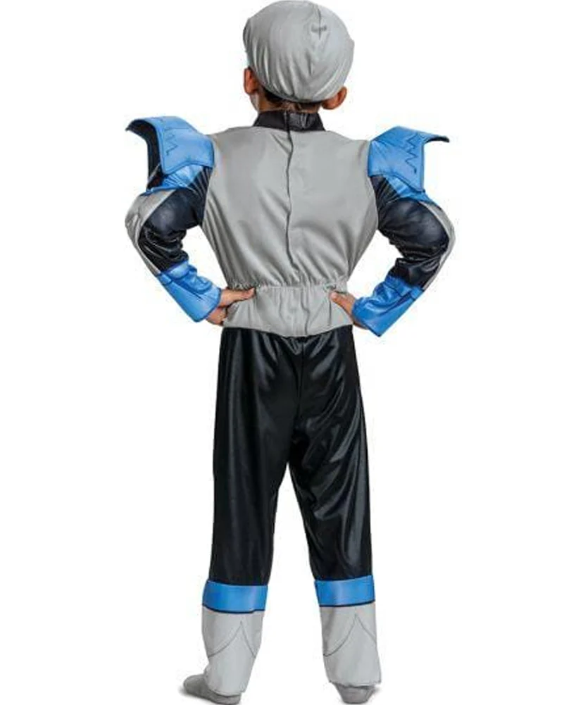 Power Rangers Silver Ranger Beast Morpher Classic Muscle Toddler Costume - Image 2