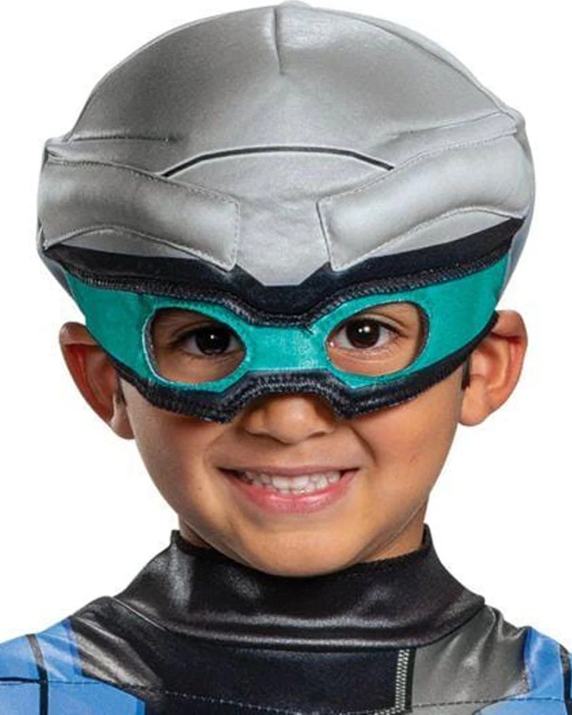 Power Rangers Silver Ranger Beast Morpher Classic Muscle Toddler Costume - Image 4