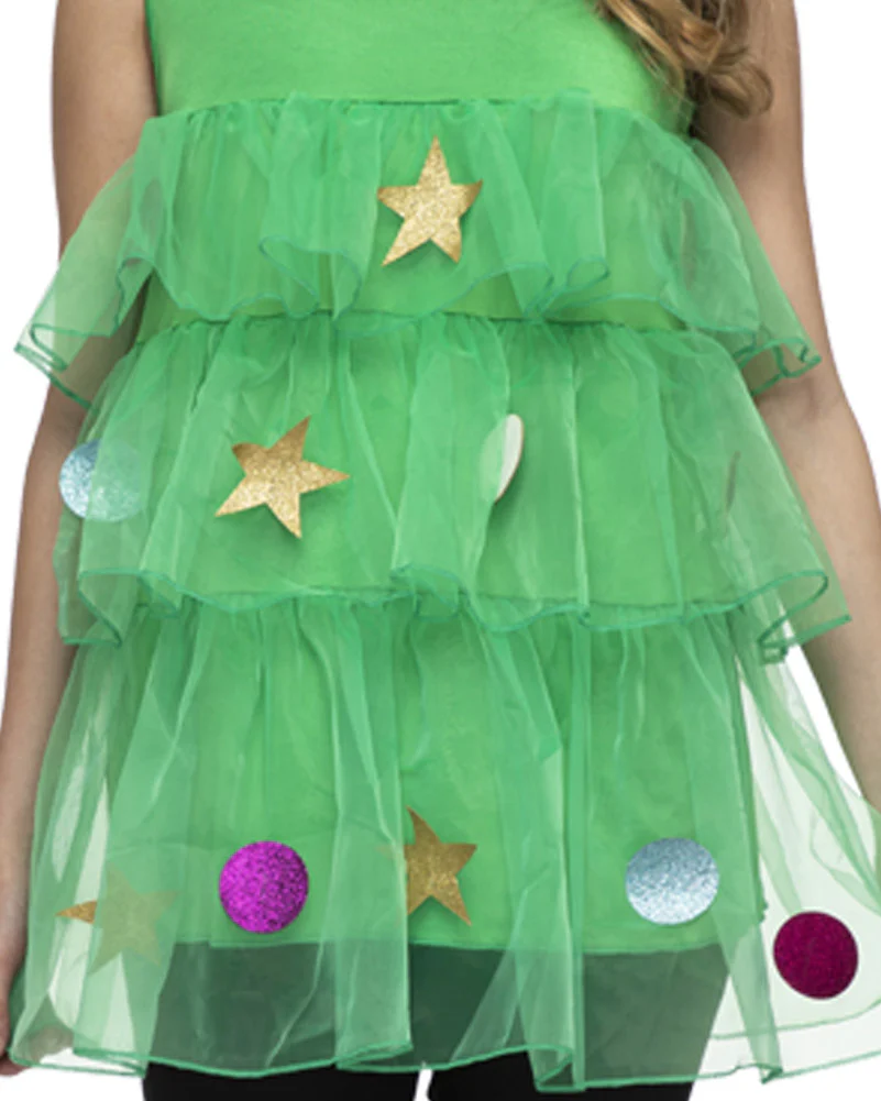 Pretty Christmas Tree Tunic Womens Christmas Costume - Image 5