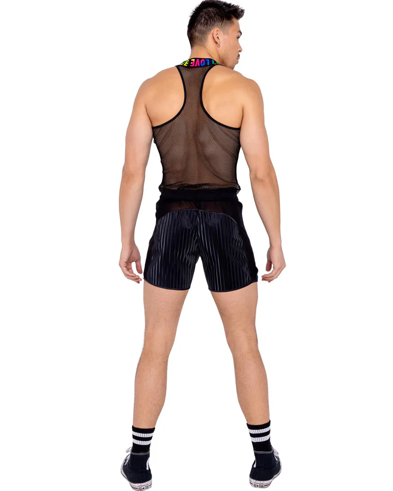 Pride Two Tone Biker Mens Shorts - Image 2