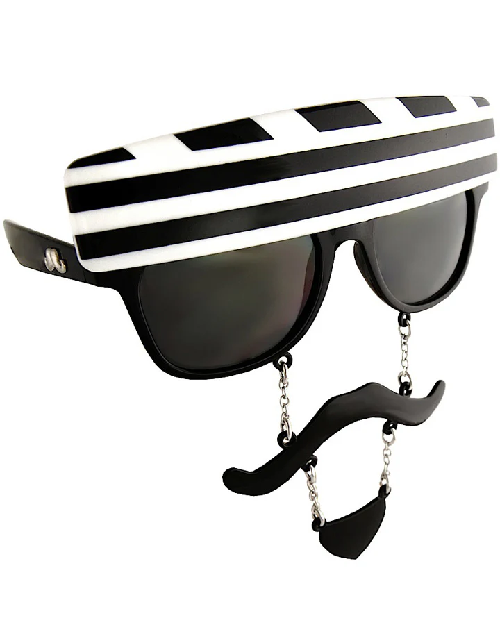 Prisoner Glasses with Stache - Image 2