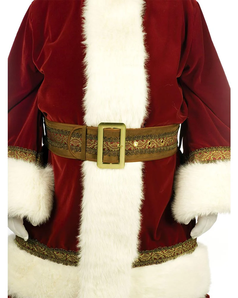 Professional Old Time Santa Mens Christmas Costume - Image 5