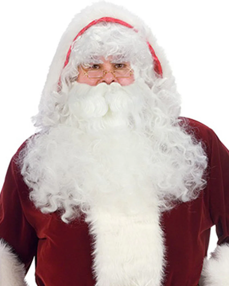 Professional Old Time Santa Plus Size Mens Christmas Costume - Image 4