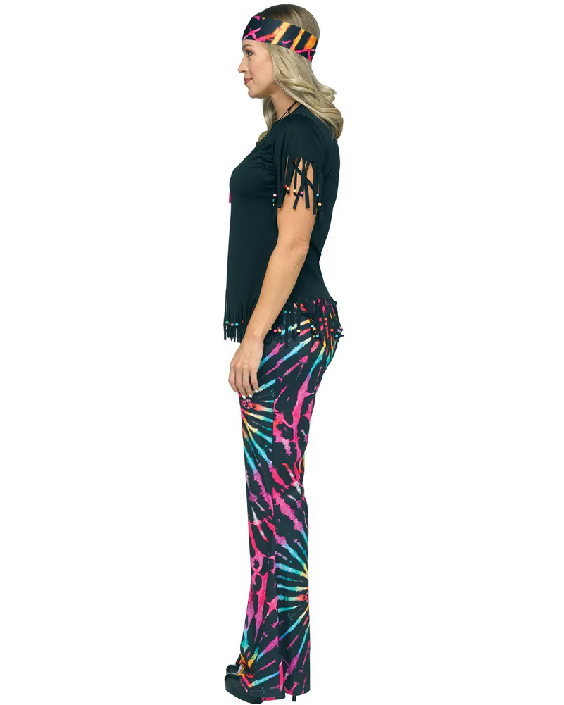 Psychedelic Hippie Womens Costume - Image 3