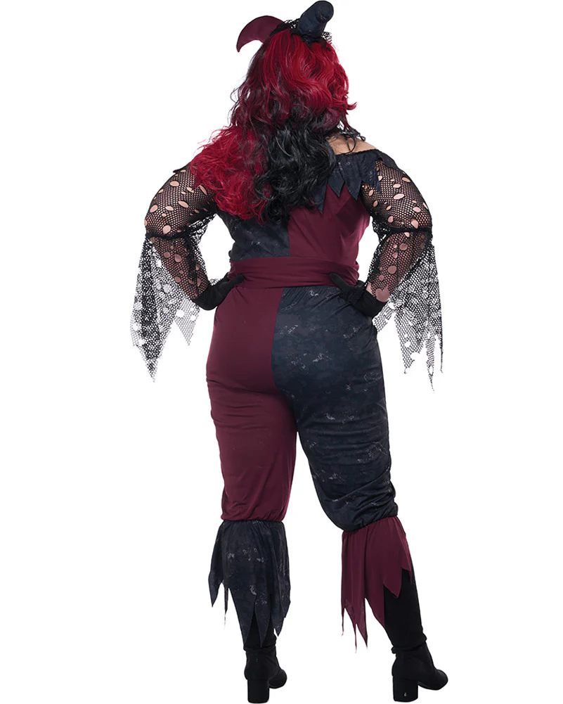 Psycho Jester Plus Size Womens Costume - Image 3