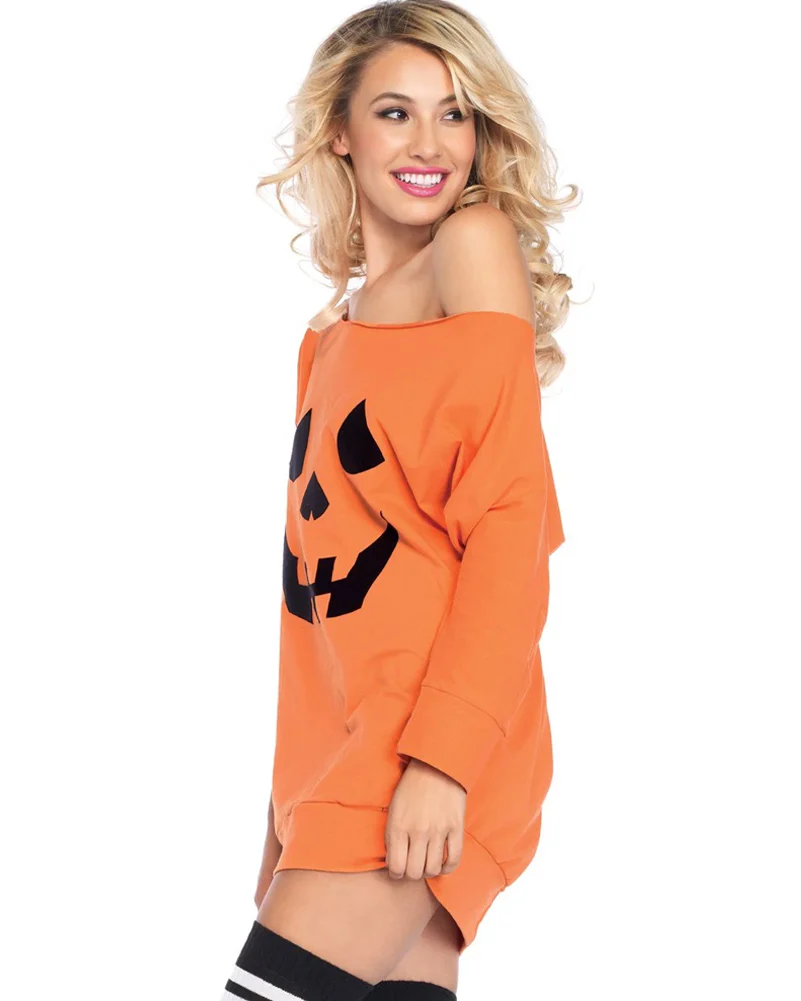 Pumpkin Dress Womens Costume - Image 3