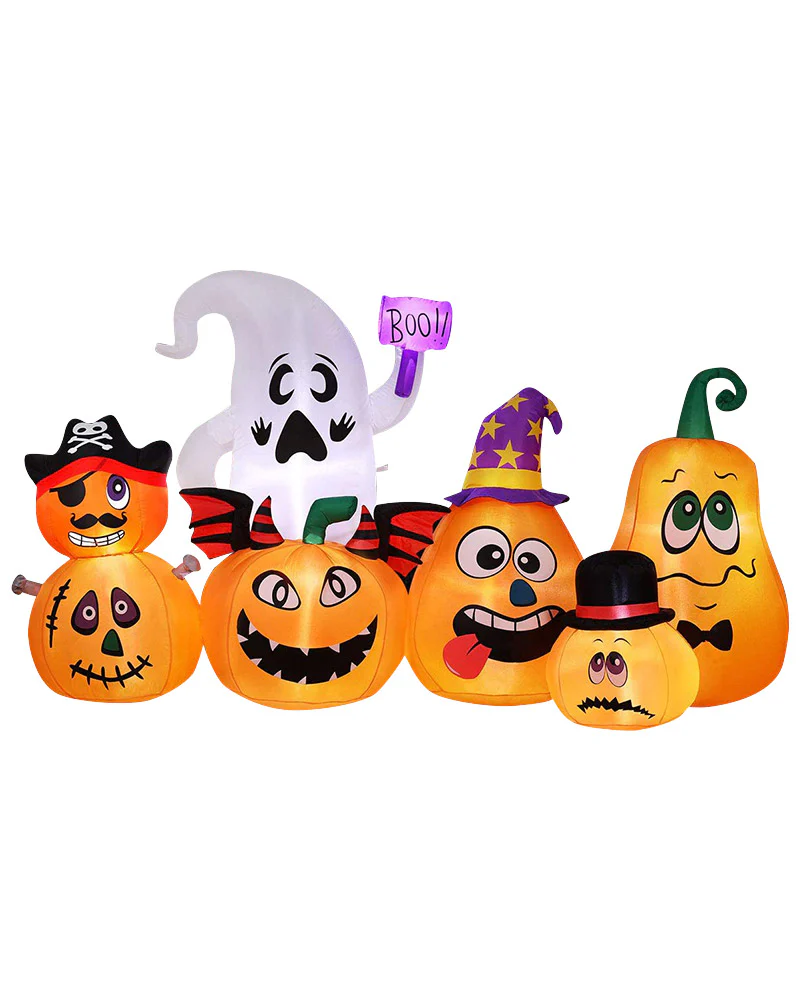 Pumpkin Family Lawn Inflatable 2.2m - Image 2