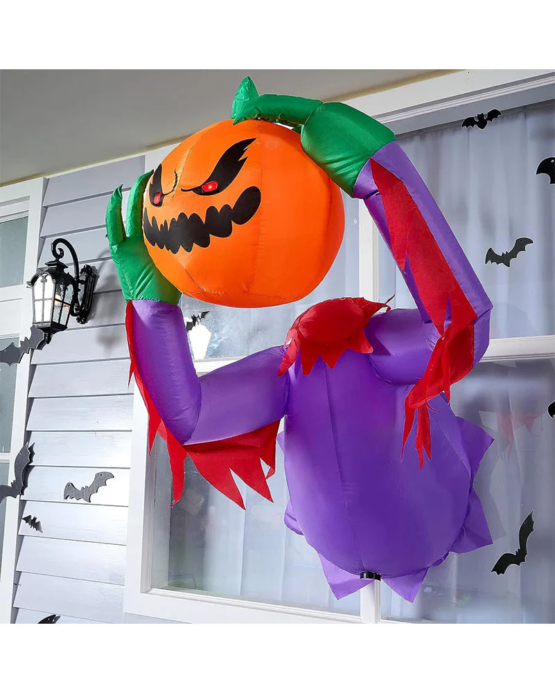 Pumpkin Ghost Broke Out Inflatable 1.3m - Image 2