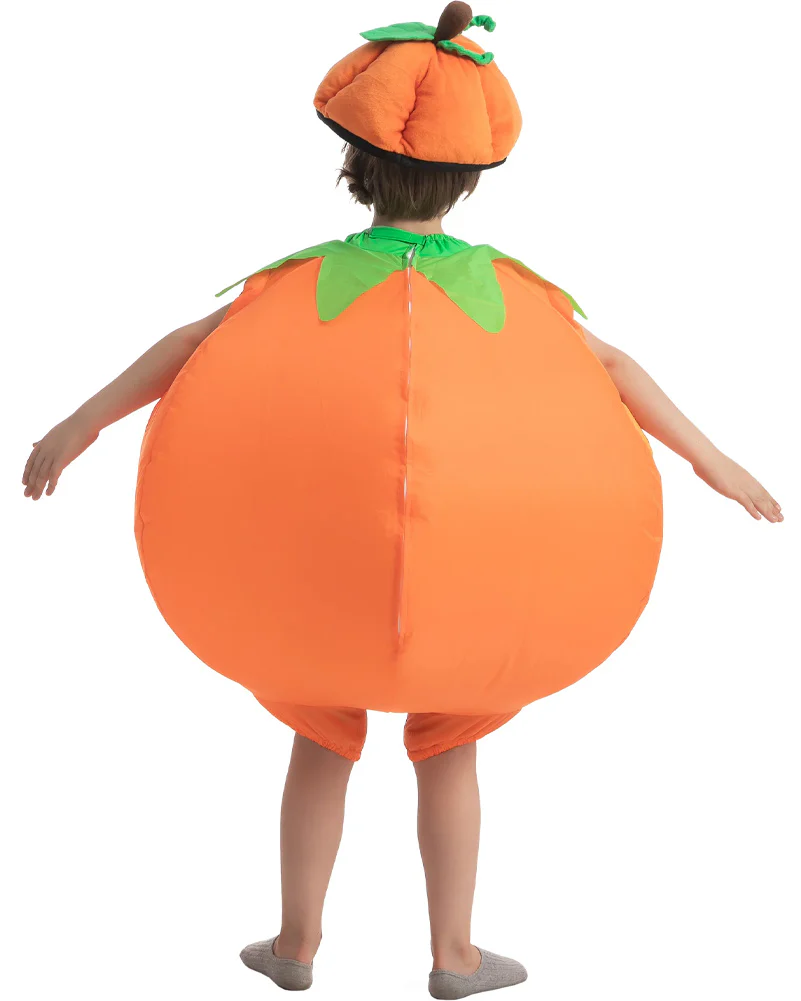 Pumpkin Inflatable Kids Costume - Image 2