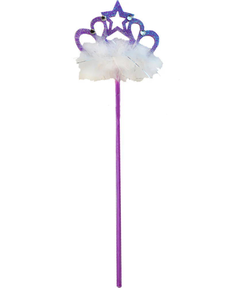 Purple Fairy Girls Tutu Wand and Headband Set - Image 2