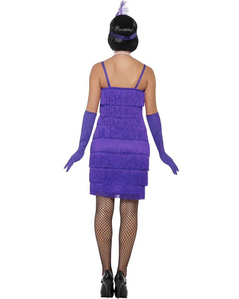 20s Purple Flapper Womens Costume - Image 3