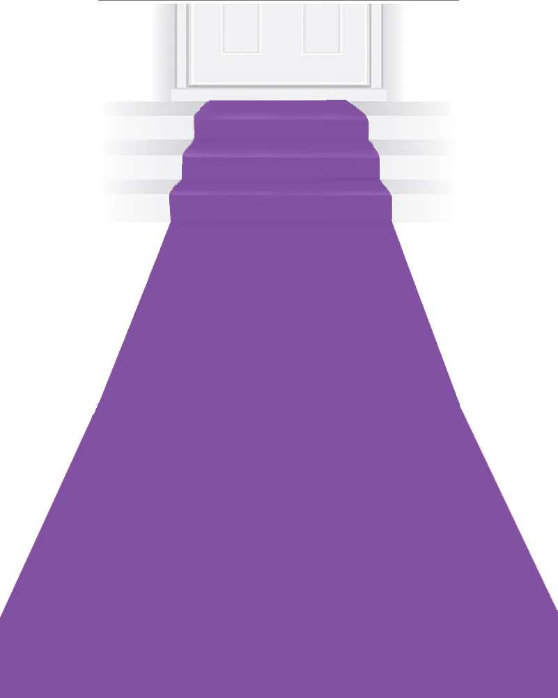Purple Floor Runner