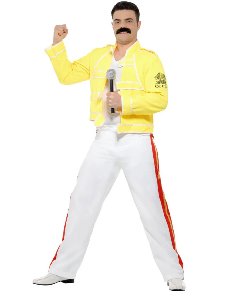 Queen Freddie Mercury Mens Costume - Image 4