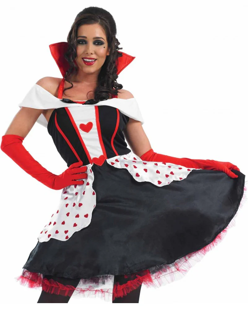 Queen of Hearts Dress Womens Costume - Image 2