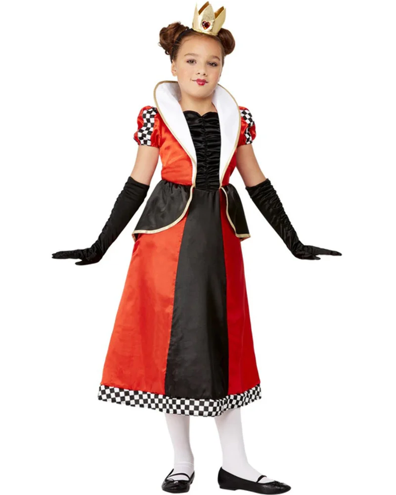 Elegant Queen of Hearts Girls Book Week Costume