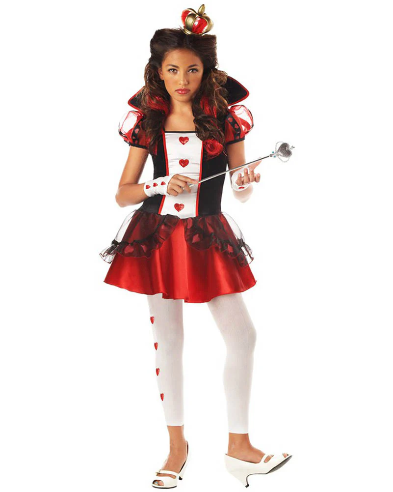 Queen of Hearts Tween Girls Book Week Costume