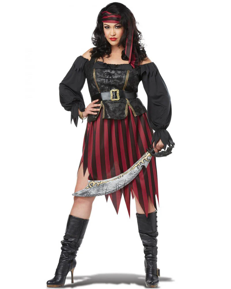 Queen Of The High Seas Womens Plus Size Book Week Costume