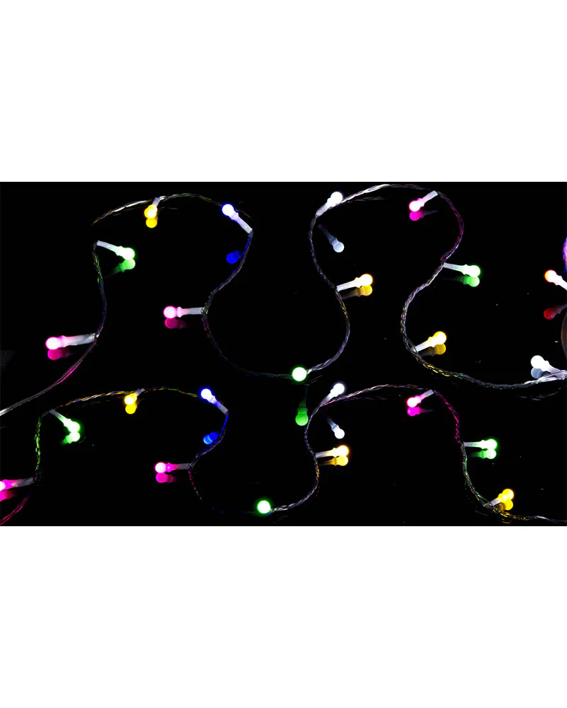 Rainbow Berry Lights 400 Piece LED Christmas Lights on Reel - Image 4