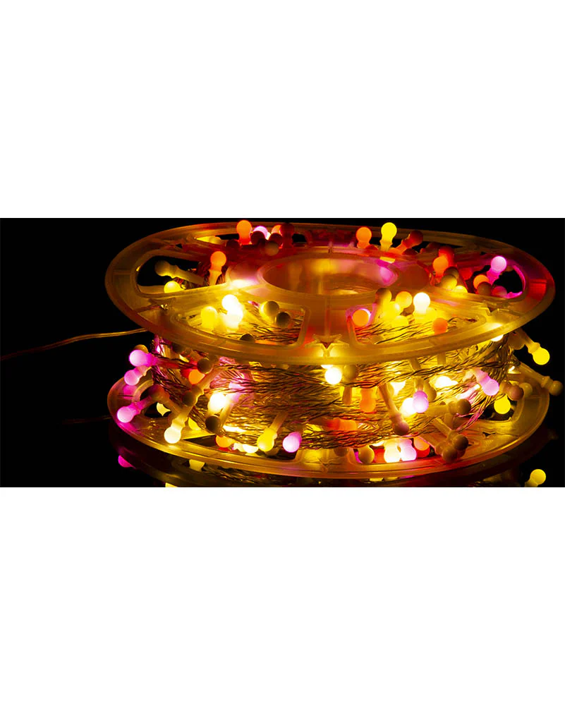 Rainbow Berry Lights 400 Piece LED Christmas Lights on Reel - Image 7
