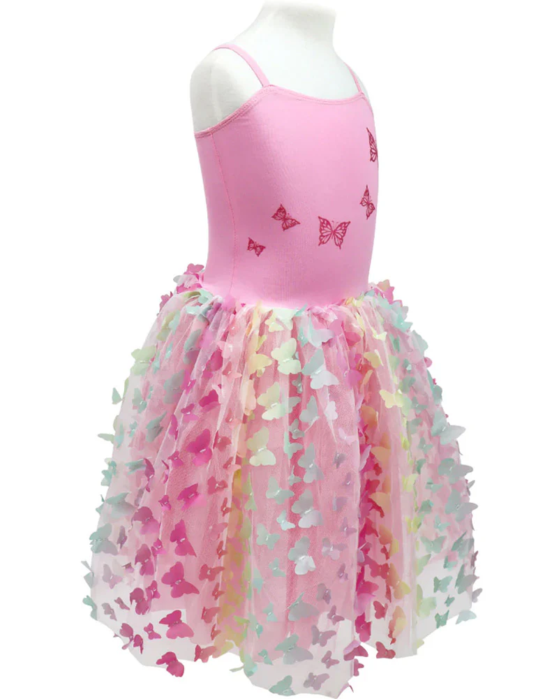 Rainbow Butterfly Party Dress Girls Costume - Image 3