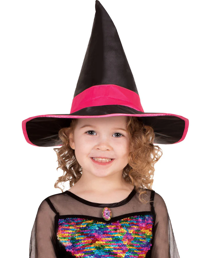 Rainbow Colour Magic Witch Deluxe Girls Book Week Costume - Image 3