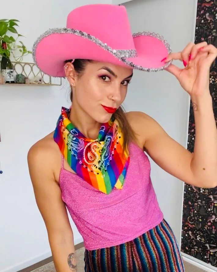Rainbow Cowboy Bandana - Image 2