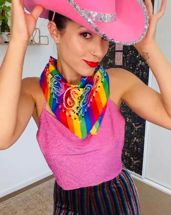 Rainbow Cowboy Bandana - Image 4