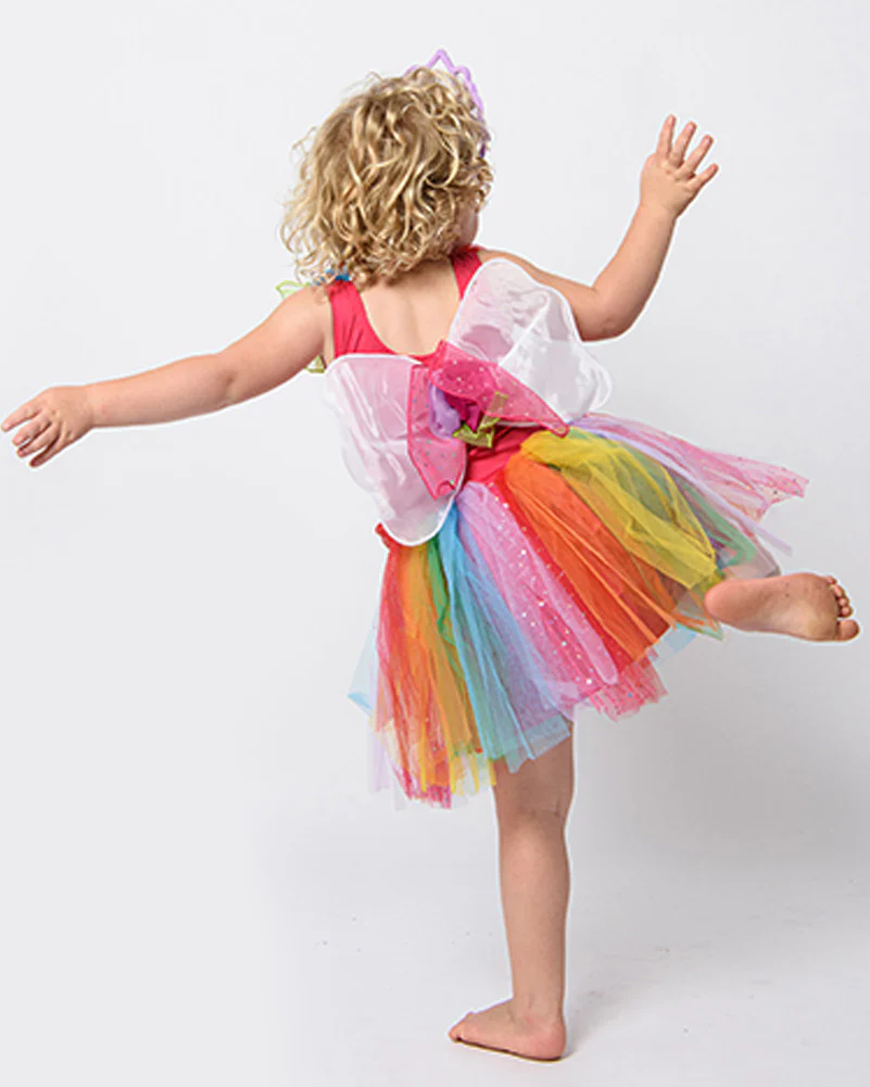 Enchanted Fairy Rainbow Dress Girls Book Week Costume - Image 2