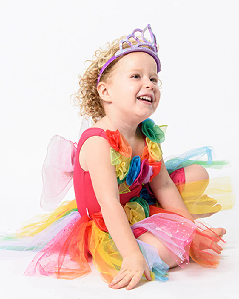 Enchanted Fairy Rainbow Dress Girls Book Week Costume - Image 3