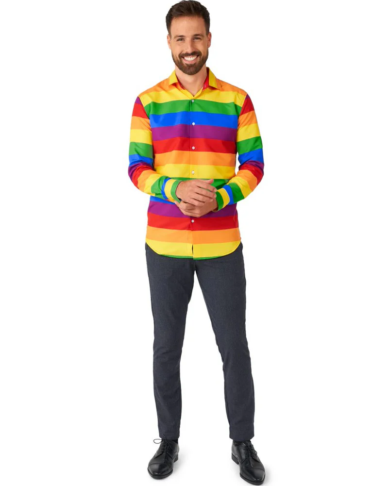 Rainbow Mens Suitmeister Shirt - Image 3