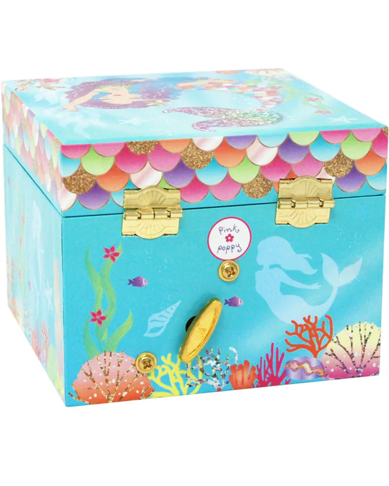 Rainbow Mermaid Small Musical Jewellery Box - Image 4