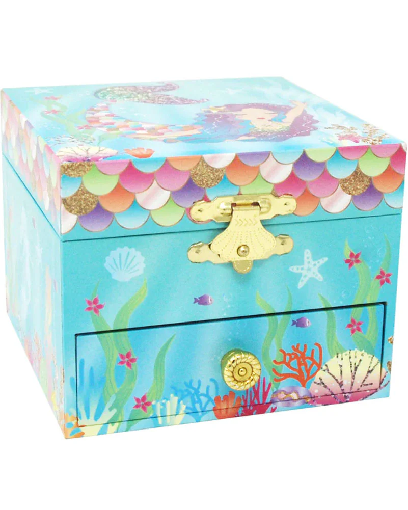 Rainbow Mermaid Small Musical Jewellery Box - Image 6