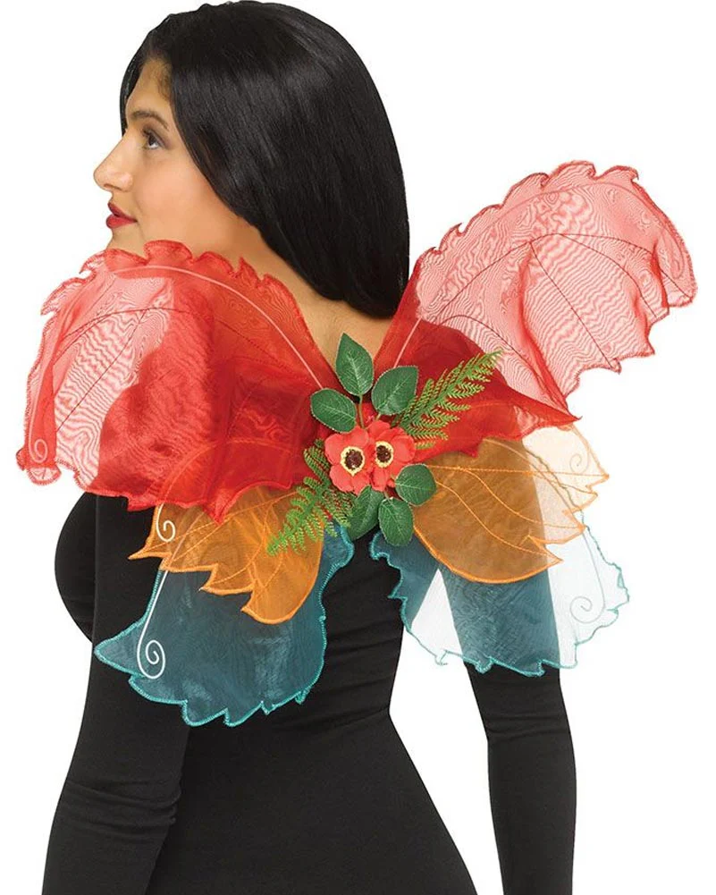 Rainbow Organza Fairy Wings