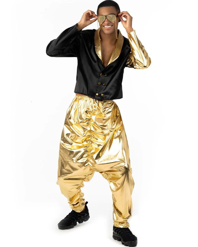 90s Rapper Mens Costume - Image 2