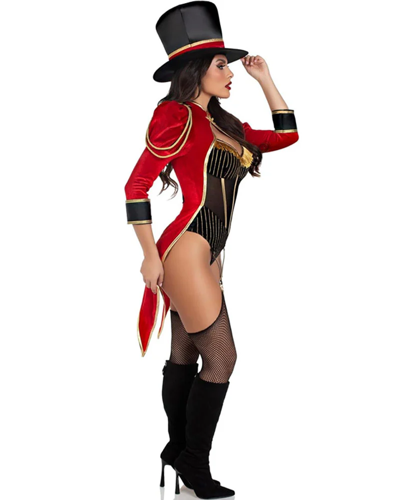 Ravishing Ringmaster Bodysuit Womens Costume - Image 3
